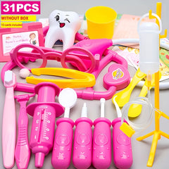 Pink Doctor Toy Set for Imaginative Play