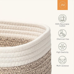 Rope Weaving Desktop Storage Basket Miscellaneous Items Cosmetics Clothing