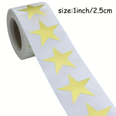 500 Star Shaped Labels for Weddings & Packaging
