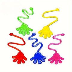 Adhesive Finger Toys Wall Climbing Game Colorful Hands Party Favors