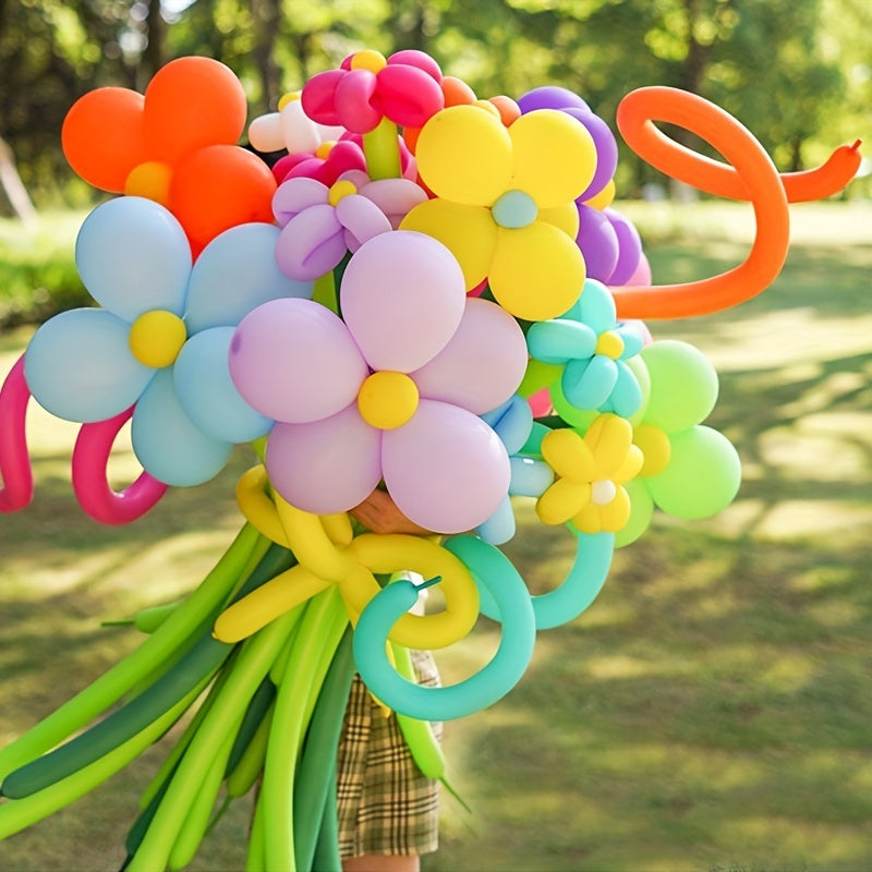 Colorful Flower Balloon Bouquet DIY Party Decoration Supplies