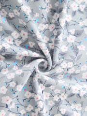 Women's Plus Ditsy Floral Print Summer Shorts