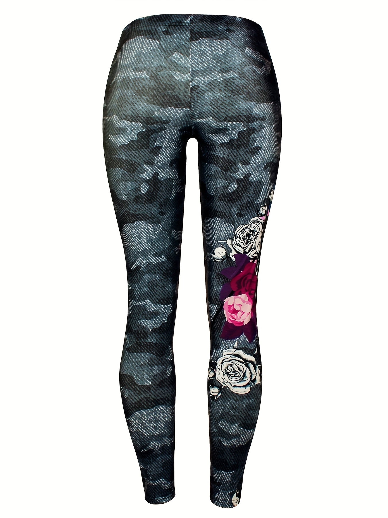 Skull Pattern Yoga Pants High Stretch Halloween Leggings
