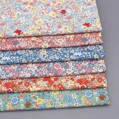 7pcs Floral Fabric Assorted PreCut Fat Quarter DIY Sewing Patchwork