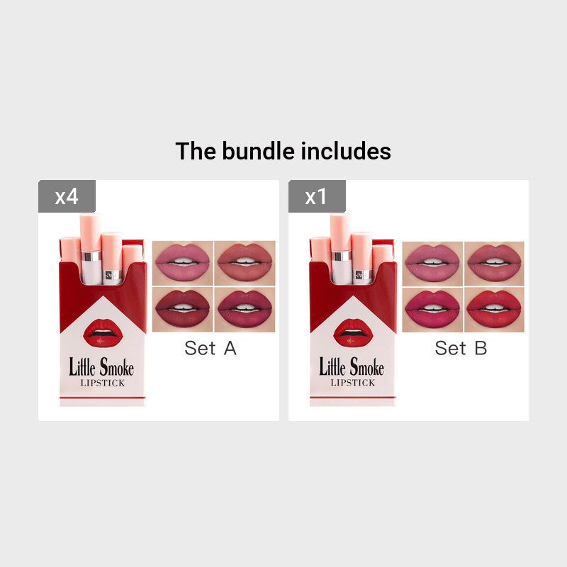 Long Lasting Matte Lipstick Set Hydrating Velvet Finish Gift for Women Girls