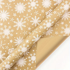 5pcs Retro Christmas Wrapping Paper Sheet Pack 5 Designs 43x100cm Tissue Paper