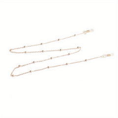 Metal Men Eyeglass Chains Reading Beaded Glasses Chain Necklace