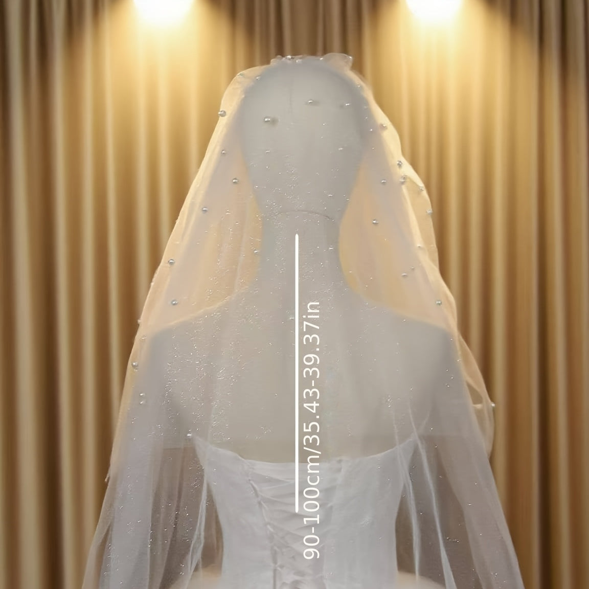 Classic Pearl Bridal Veil Vintage Style Hand Wash Wedding Accessory for Brides