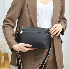 Women's Leather Handbag Large Capacity Tote & Crossbody Bag Multiple Colors