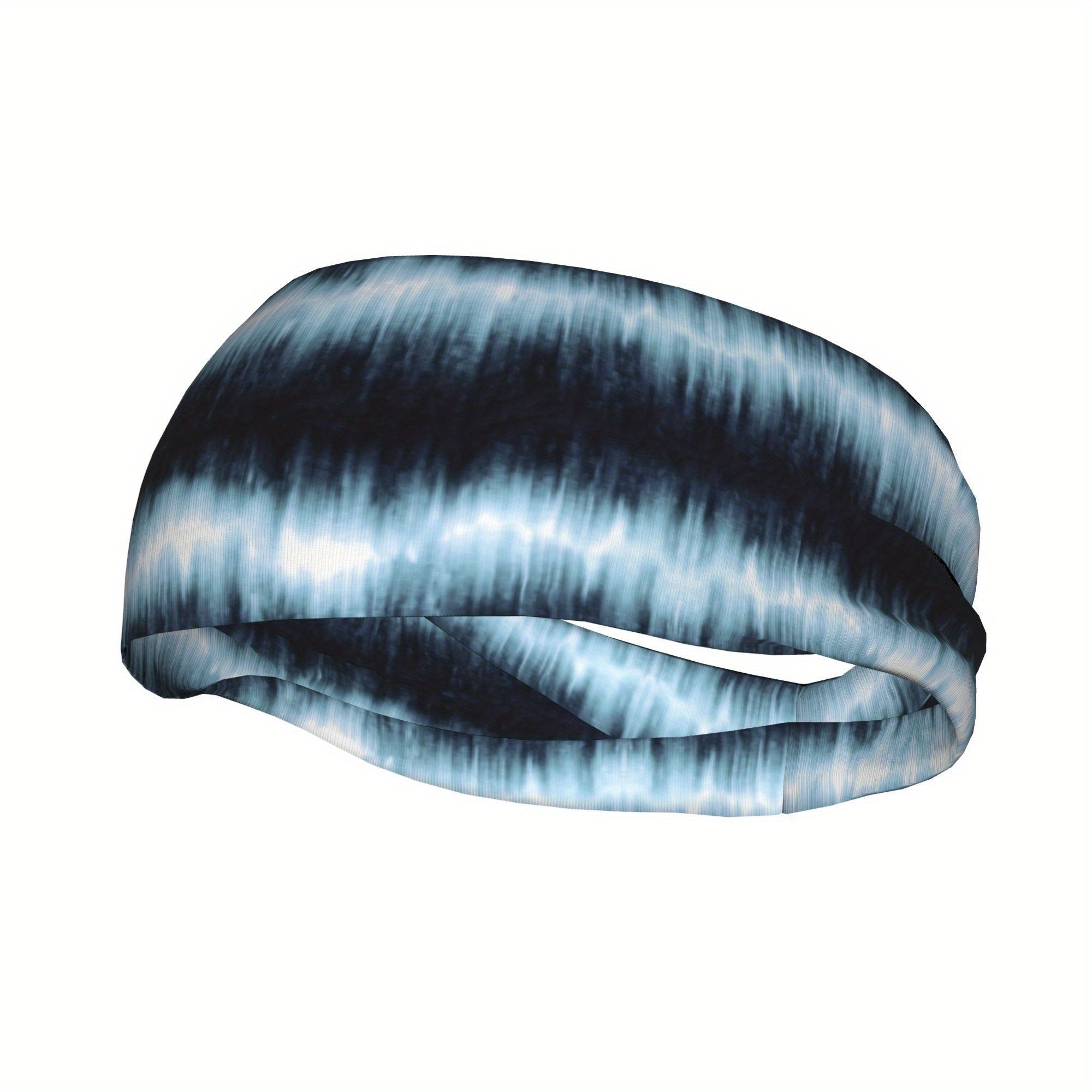 Men's Tie Dye Headband Polyester & Spandex Blend Adjustable Fit