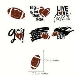 Football Coach & Team Ornaments Set - School & Friends Family Decoration