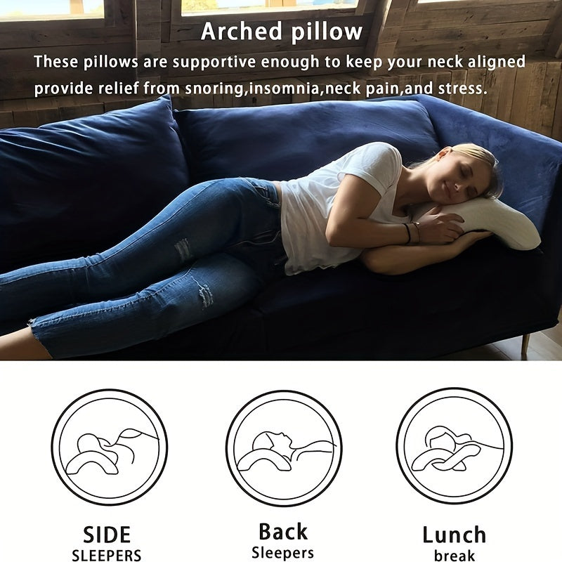 Memory Sponge Pillow Couple Arm Pillow Arch Pillow