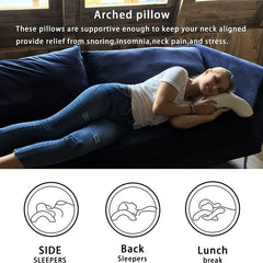 Memory Sponge Pillow Couple Arm Pillow Arch Pillow