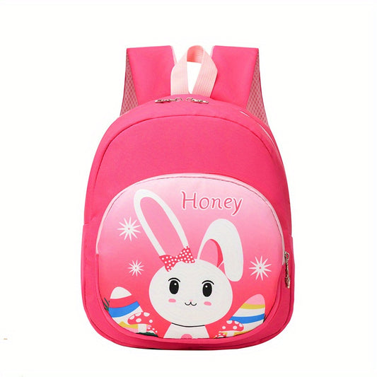 Kids Rabbit Printed Kindergarten School Bag Ultra light Backpack