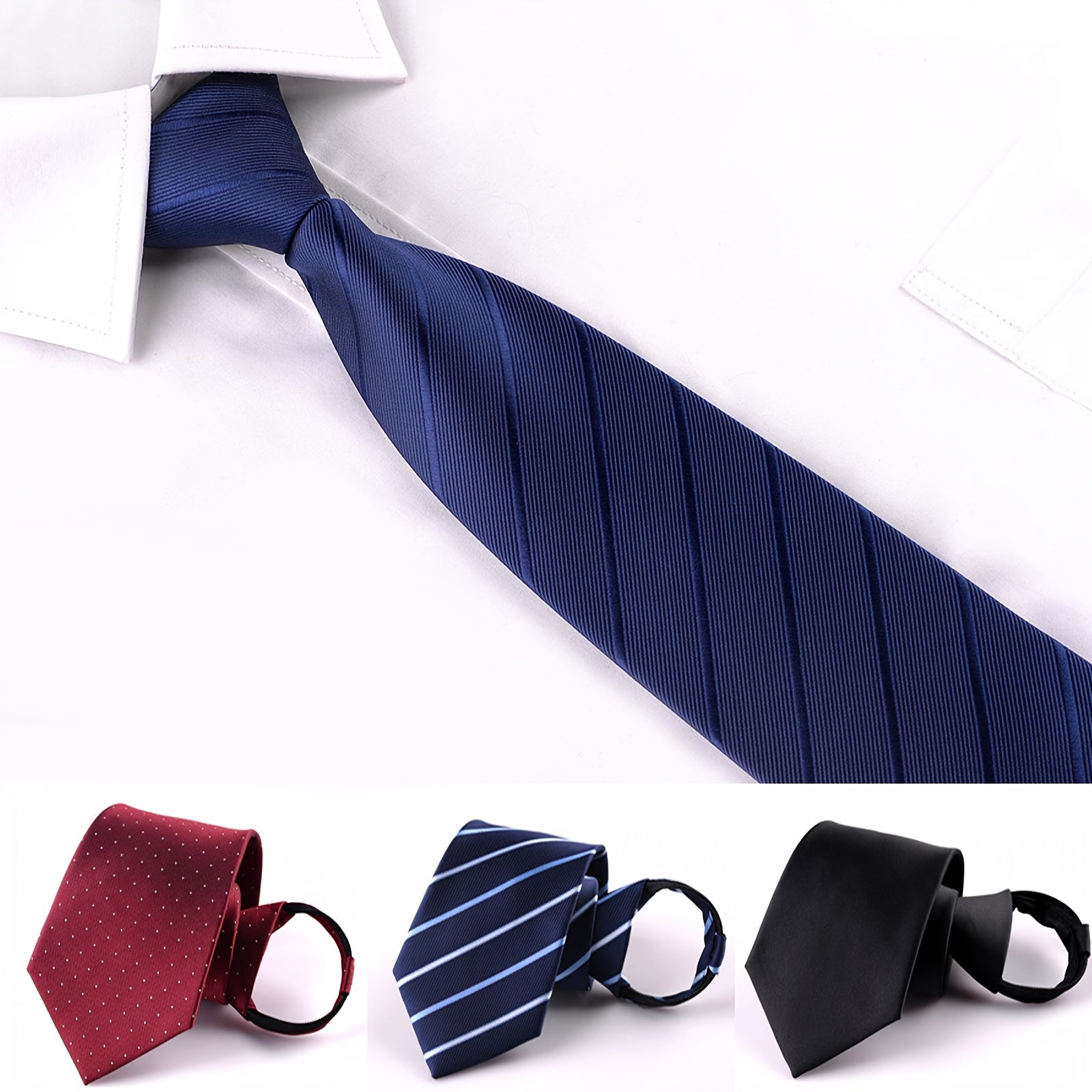 Men's Striped Narrow Tie 47 98x8 0cm