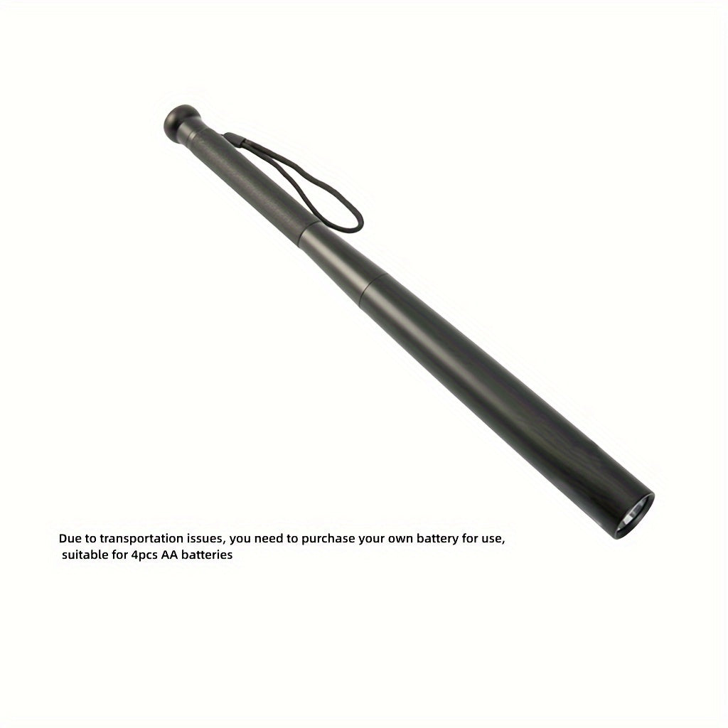 High Hardness Metal Baseball Stick Flashlight with 3-Speed Adjustment