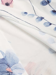 Floral Print Sleeve Cardigan