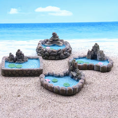 Fairy Tale Garden Mini Pond Decoration Set