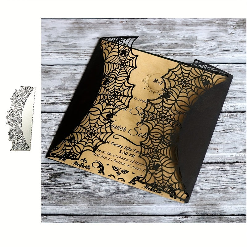 Metal Cutting Dies Stencil Halloween Spider Web Mold For DIY Making