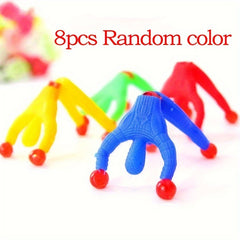 8pcs Wall Climbing Spiderman Toys Sticky Creative Holiday Party Supplies