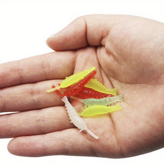 50pcs Bionic Soft Shrimp Boat Fishing Lure Tackle