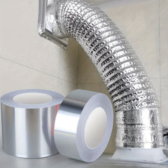 Self-Adhesive Aluminum Foil Tape 5.0m/10.0m Fireproof Waterproof Mildew-Proof