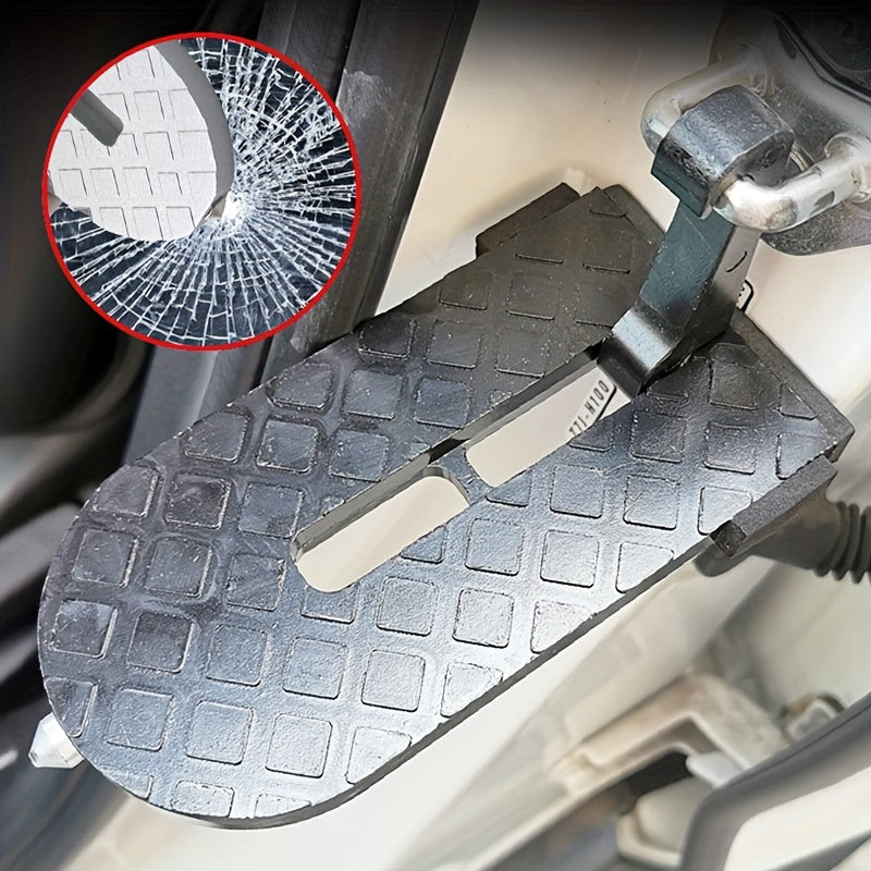 Metal Folding Pedal for Automobiles Climbing Roof Anti Slip Window Breaker