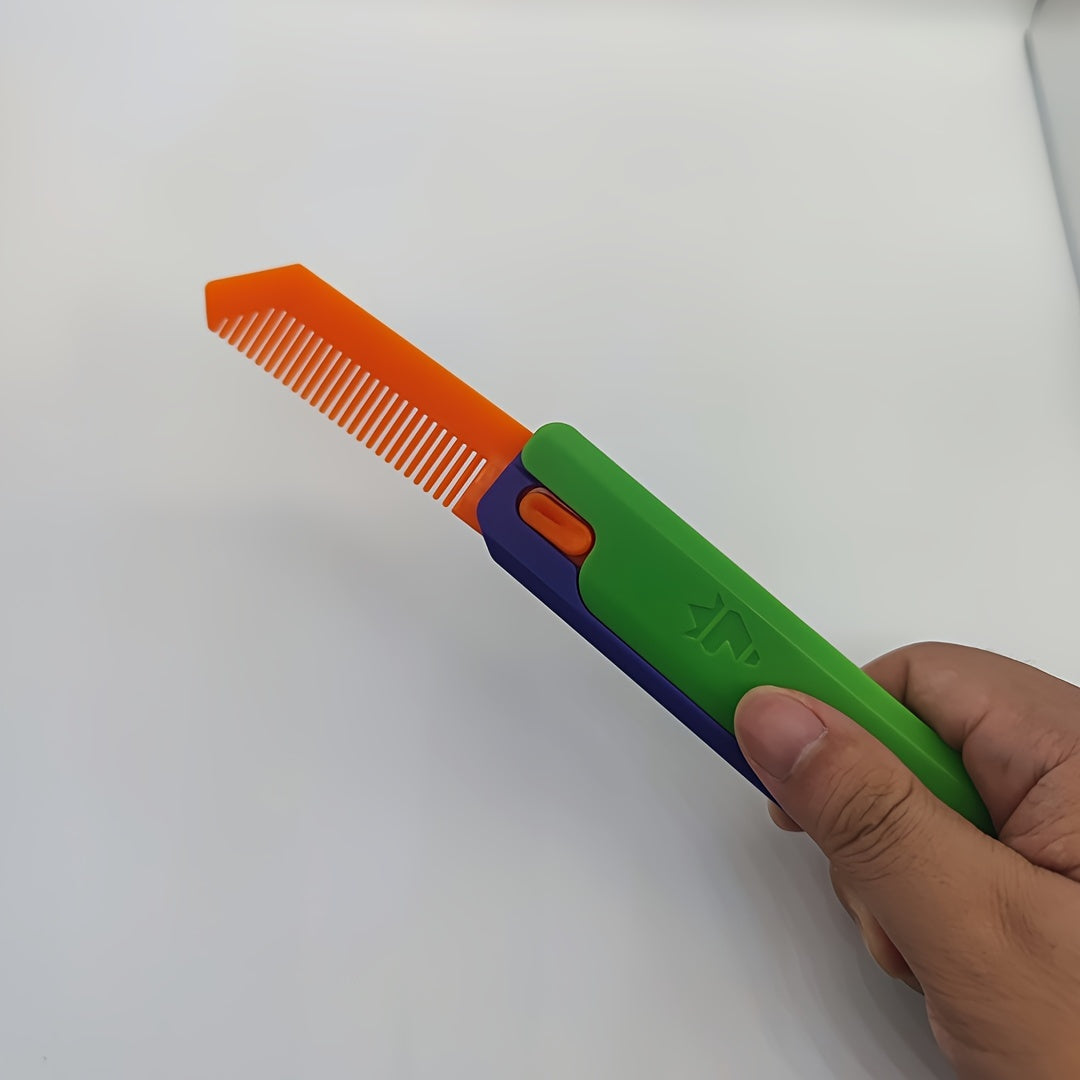 Folding Comb Gravity Stress Relief Toy Christmas Halloween Party Gift
