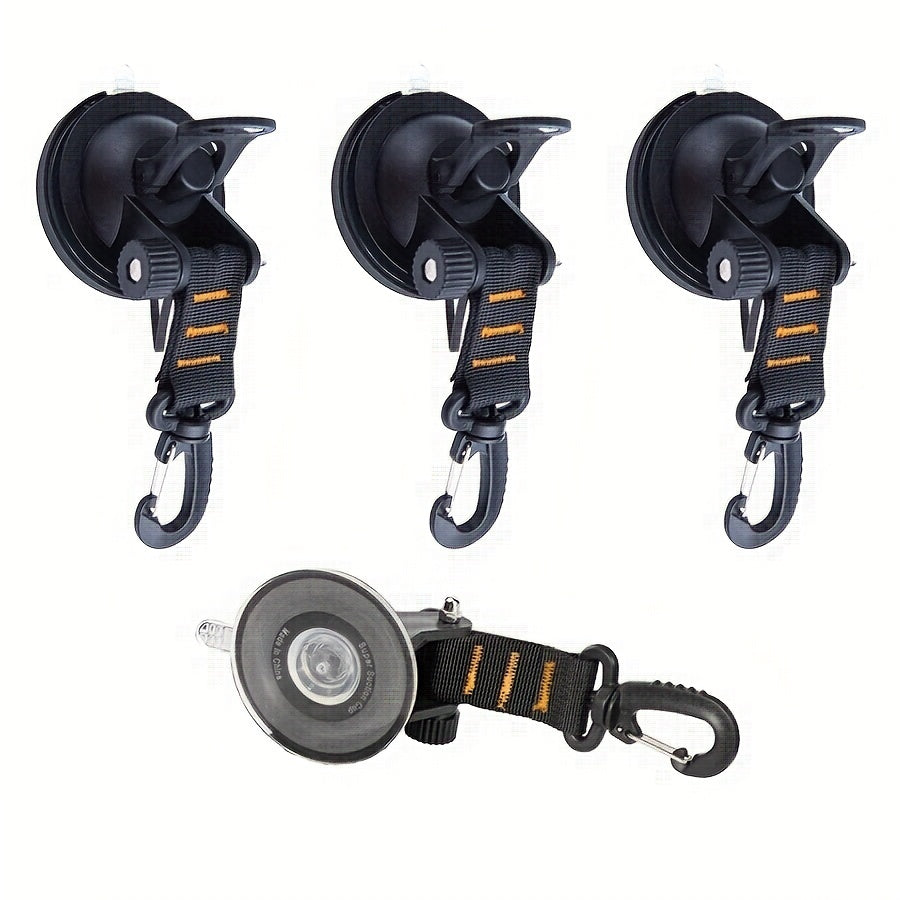 Set of 2-3 Durable Camping Suction Cups for Tarpaulin Car Sunshade