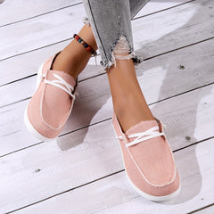 Women's Lightweight Canvas Slip On Loafers