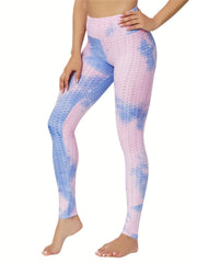 Tie Dye Yoga Leggings Women Fitness Running Gym Active Pants