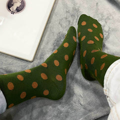 Bear Print Socks Women's Mid Tube Stockings