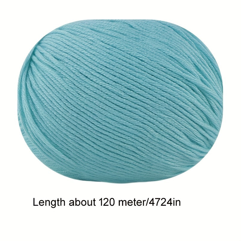 50g Crochet Silk Milk Fleece Yarn For Knitting Doll Sweater Hat DIY