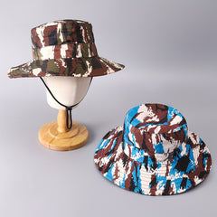 Camouflage Bucket Hat Men's Outdoor Fishing Mountaineering Sun Hat