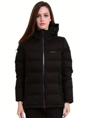 Women's Thermal Hooded Puffer Coat Windproof Outwear
