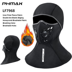 PHMAX Winter Ski Cap and Face Mask Windproof Thermal Fleece Headwear