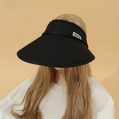 Women's Wide Brim Visor Hat Outdoor UV Protection Beach Sun Hat