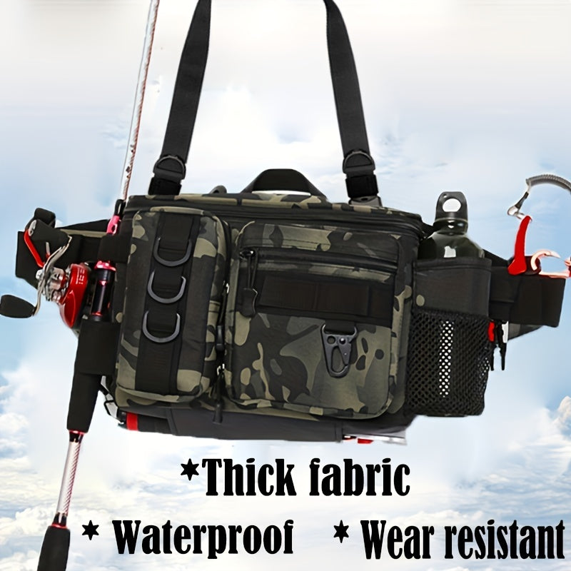 Waterproof Fishing Sling Pack with Pliers Storage