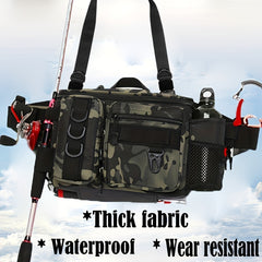 Waterproof Fishing Sling Pack with Pliers Storage