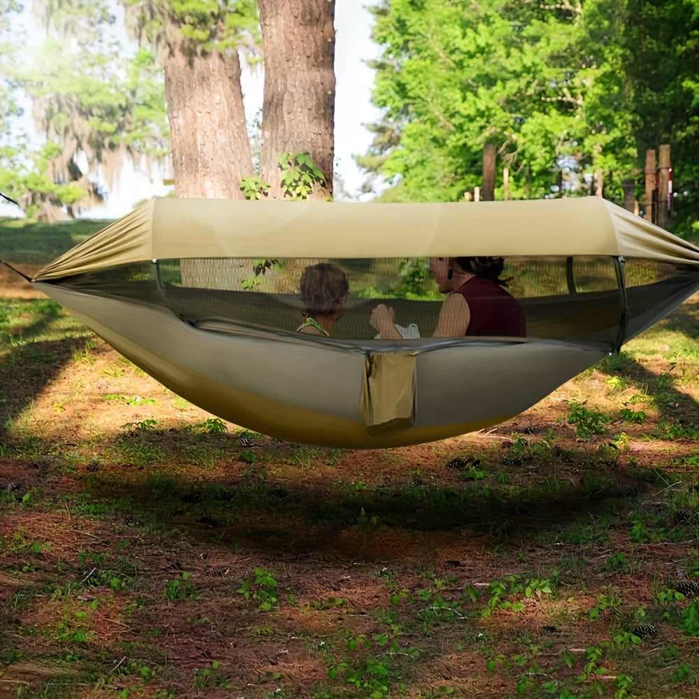 3-in-1 Hammock With Mosquito Net & Sun Shelter Waterproof Double Sleeping Campin