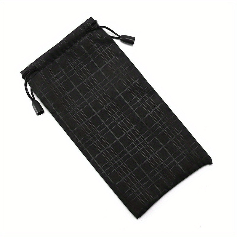 1pc Glasses Bag Protective Sleeve Bag Mirror Cloth Sunglasses Bag For Men