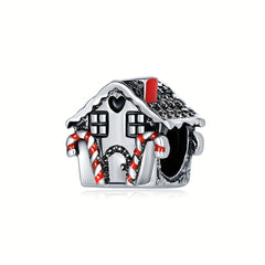 Christmas Jingle Bell Santa Claus Pendant DIY Bracelet Necklace