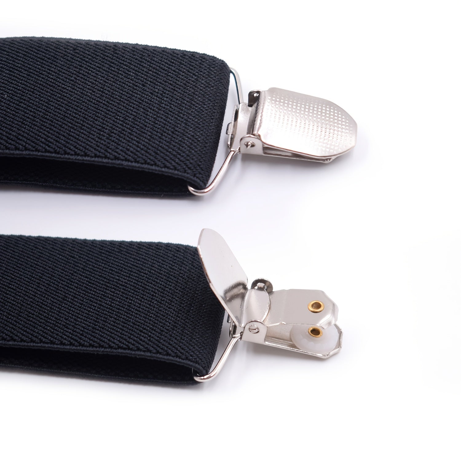 Men's Adjustable Elastic Heavy Duty Suspenders - Y Shape - 3 Clips