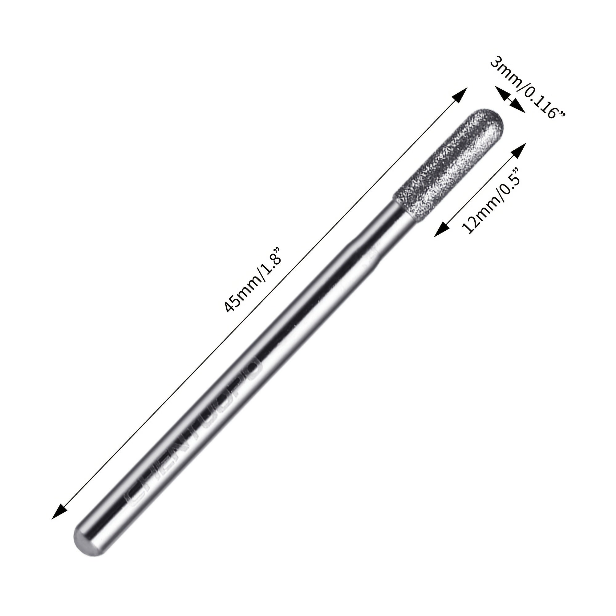 Diamond Grinding Head Set Carving Burr Rotary Bit for Rotary Tool Shank