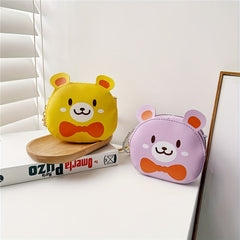 Girls Cartoon Bear Pattern Mini Shoulder Bag