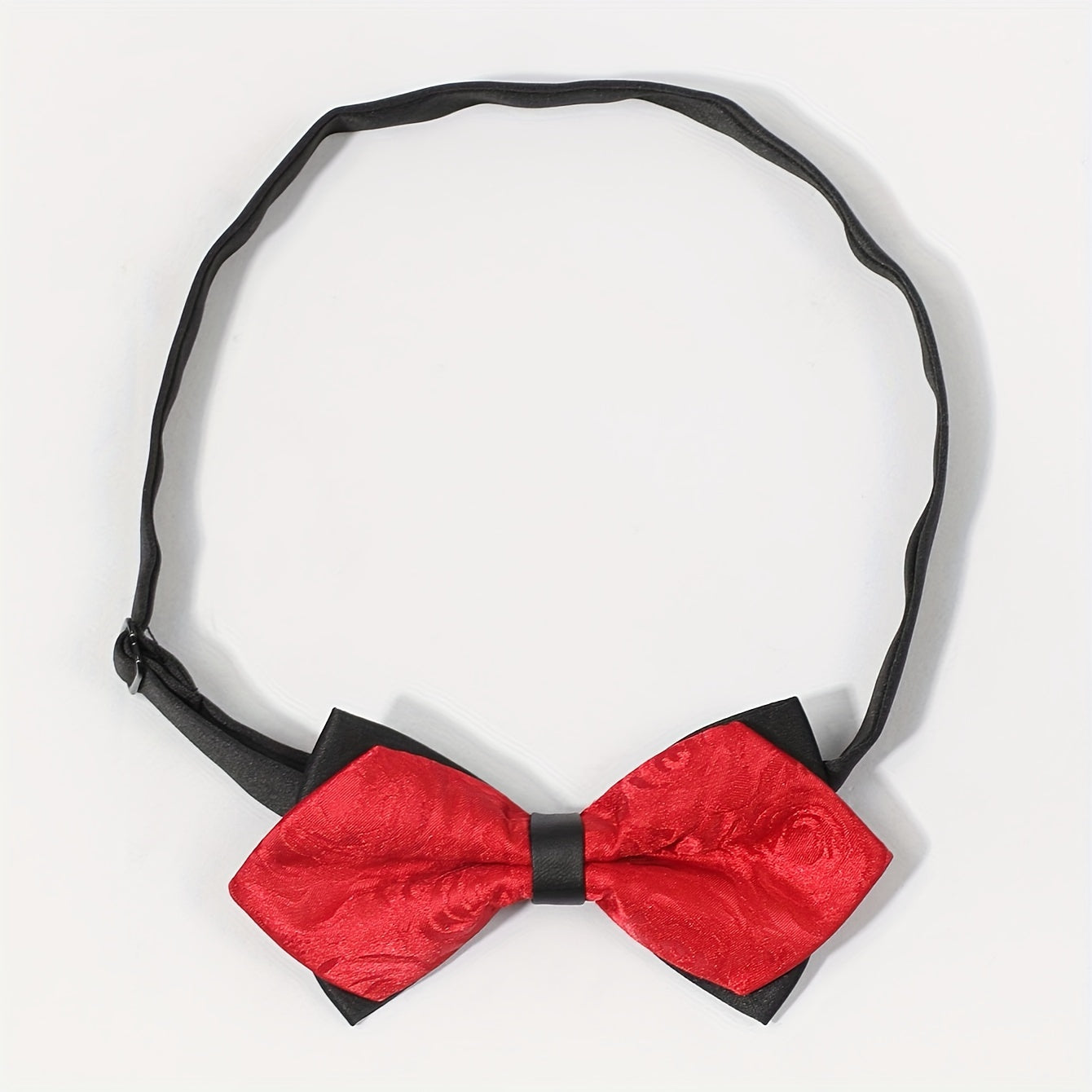 Boys Flower Pattern Bow Tie Dance Party Decorative Accessory