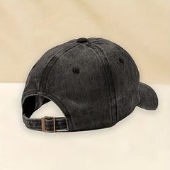 Cross Printed Distressed Baseball Cap Unisex Sun Hat