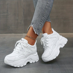 Women's Thick Bottom Sneakers Comfortable Non slip Sports Shoes
