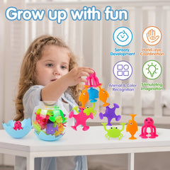 Dino & Marine Animal Suction Cup Toys