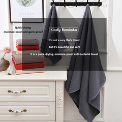 3pcs Waffle Towel Set - Soft Thick Quick Dry Towels